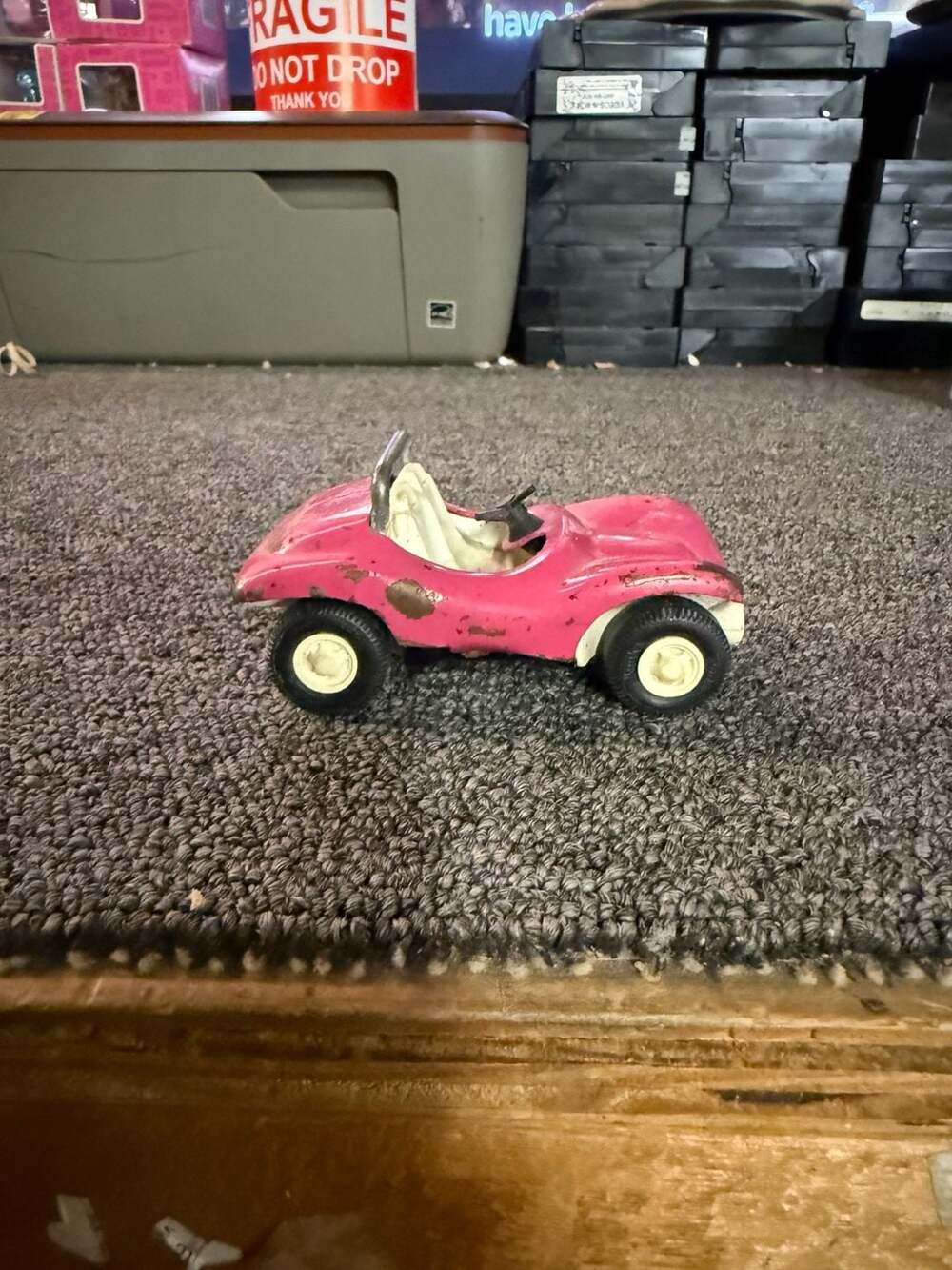 Vintage Tonka Fun Buggy Pink No. 503 Pressed Steel Toy